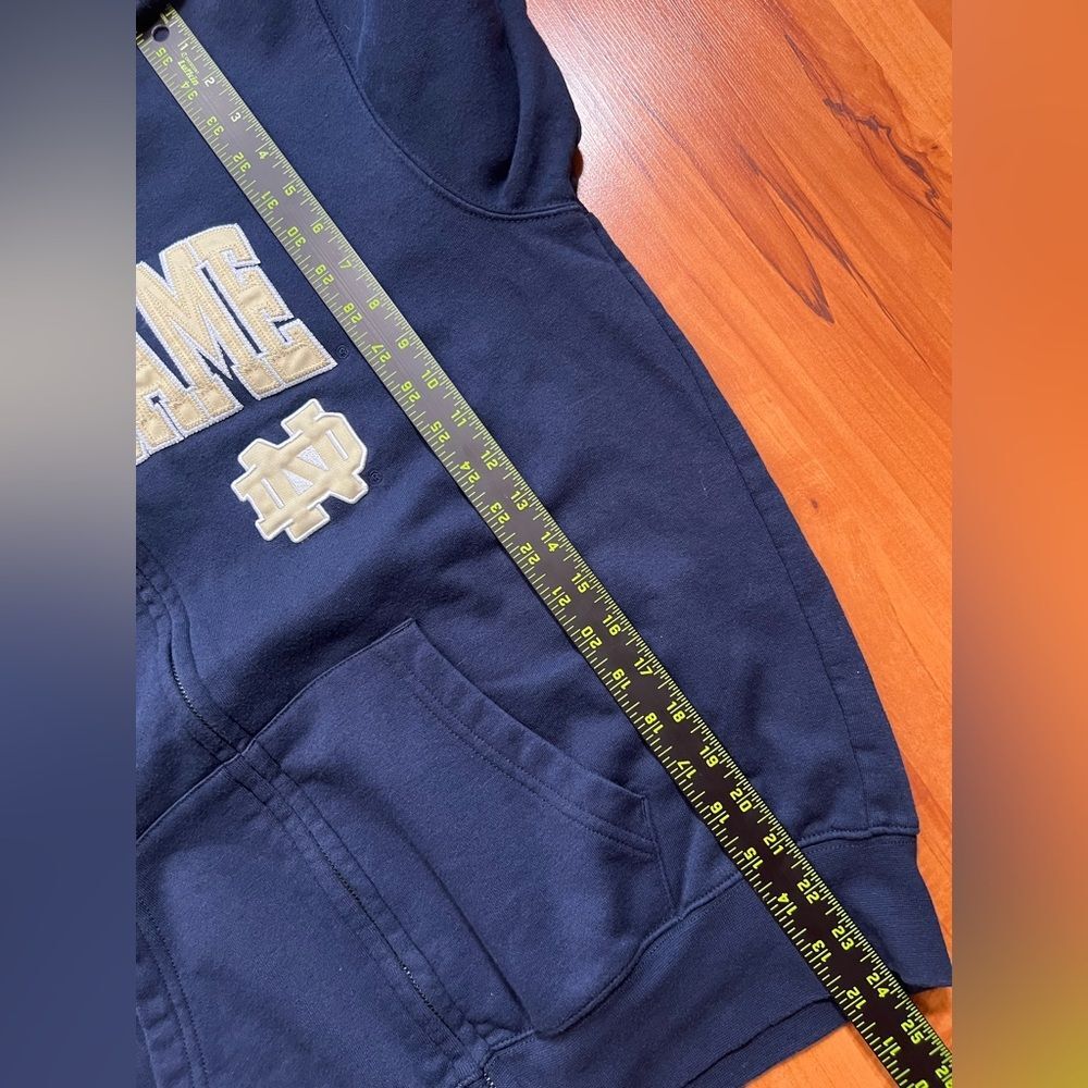 Notre Dame full zip hoodie▪️Stadium Athletics ▪️ medium - Picture 7 of 9